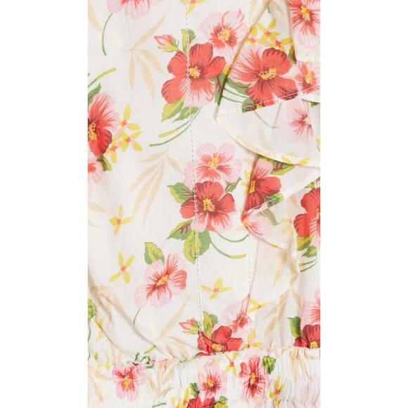 Loveshackfancy Natasha Size M Ruffled Floral Cotton Mini Dress Island Vibes $325 - Picture 8 of 15
